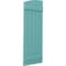 Ekena Millwork Americraft 5-Board (2 Batten) Wood Joined Board-n-Batten Shutters w/Ellipt Top, ARW101BE518X77PTH, PR ARW101BE518X77PTH - alternate 2